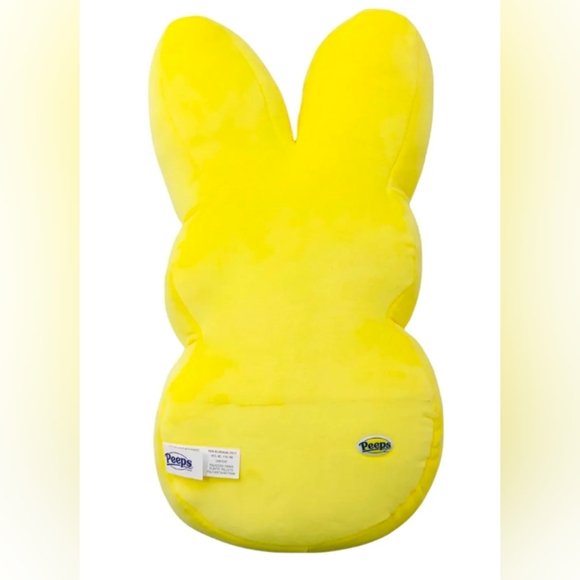 Peep Squishy Bunny NWT 16x8inches - Yellow - Picture 2 of 6
